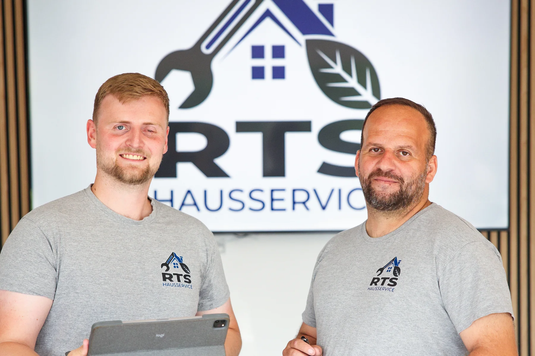 Thomas Derheim und Albert Shala von RTS-Hausservice
